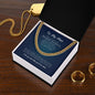 To My Man | I Love You More The You'll Ever Know - Cuban Link Chain