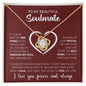 To My Beautiful Soulmate | I Love You Forever & Always - Love Knot Necklace