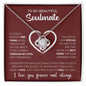 To My Beautiful Soulmate | I Love You Forever & Always - Love Knot Necklace