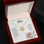To My Mom | I Love You With all My Heart - Love Knot Necklace