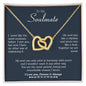 To My Soulmate | I Love You Forever & Always - Interlocking Hearts necklace