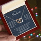 To My Soulmate | I Love You Forever & Always - Interlocking Hearts necklace
