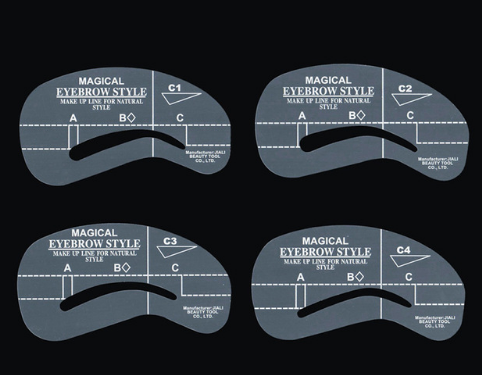 24Pc Eyebrow Stencil